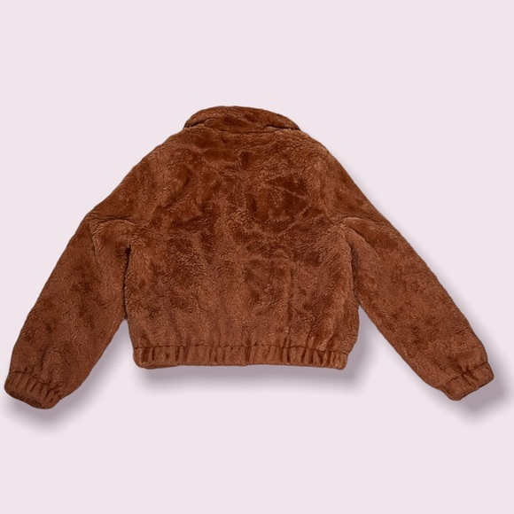 HAUTE MONDE Faux Fur Copper Colored Jacket - Picture 3 of 6